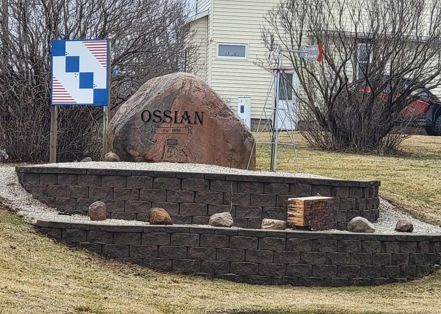 City of Ossian Sign